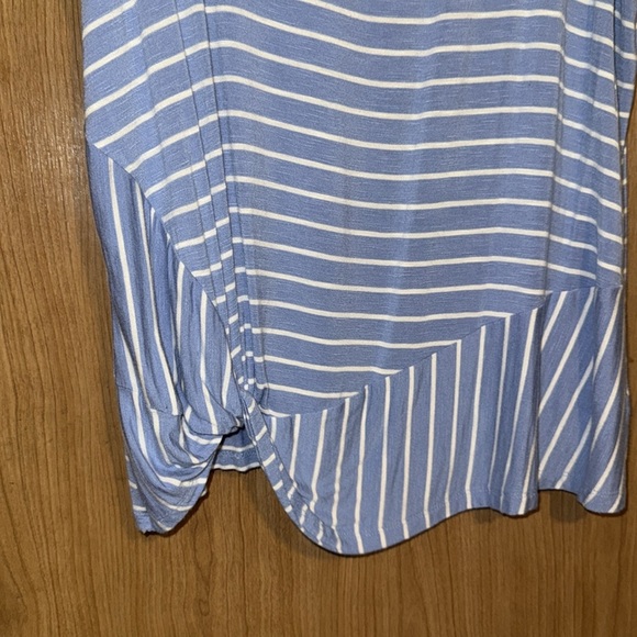 Jones New York  Blue Striped Women's tank stretchy size XL - Picture 4 of 4
